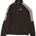 Adidas Hommes Climalite Survêtement Top Veste Petit Noir Polyester