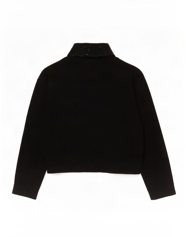 Calvin Klein Boléro pour femme UK 14 Large Rayonne noire
