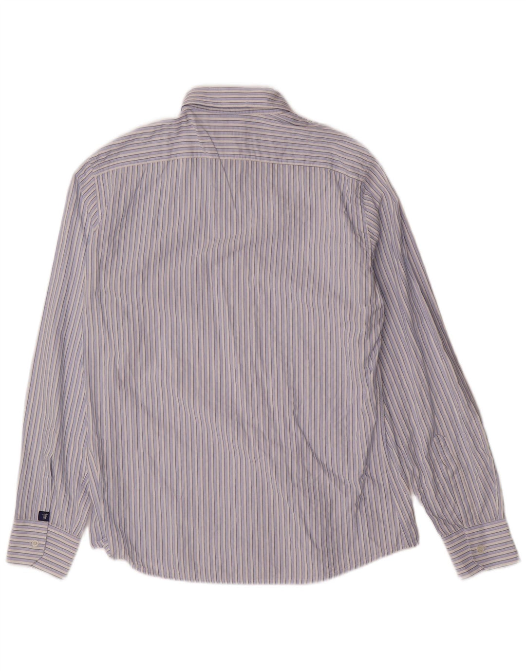 TRUSSARDI JEANS Chemise Homme Bleu Moyen Rayé Coton