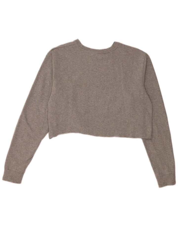 Kappa Haut court à manches longues pour femme UK 18 XL Gris