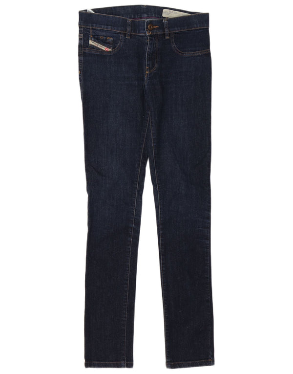 Diesel Livier Jean Jegging Taille Basse Super Slim Femme W28 L31 Bleu Marine