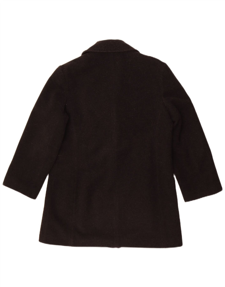 St. Bernard Manteau croisé pour femme UK 14 Laine noire moyenne