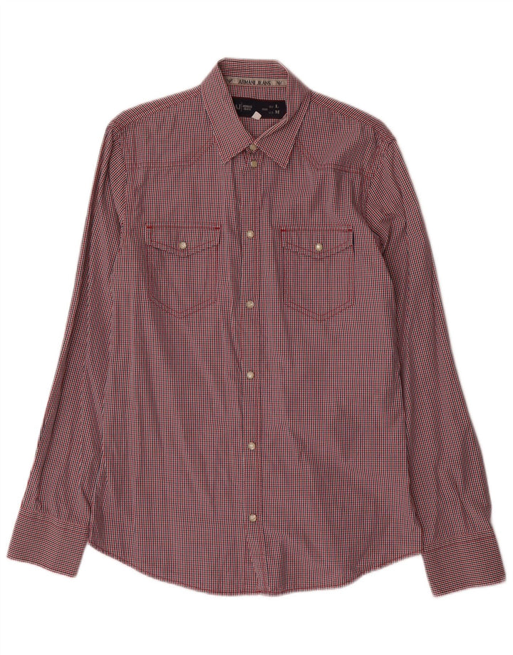 ARMANI JEANS Chemise Homme Coton à Carreaux Multicolore Moyen