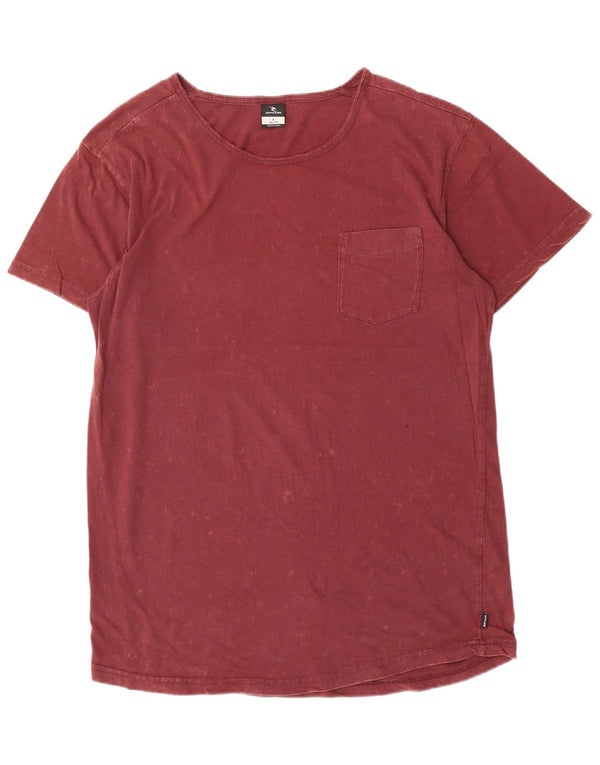 Rip Curl T-Shirt Haut Homme Grand Bordeaux