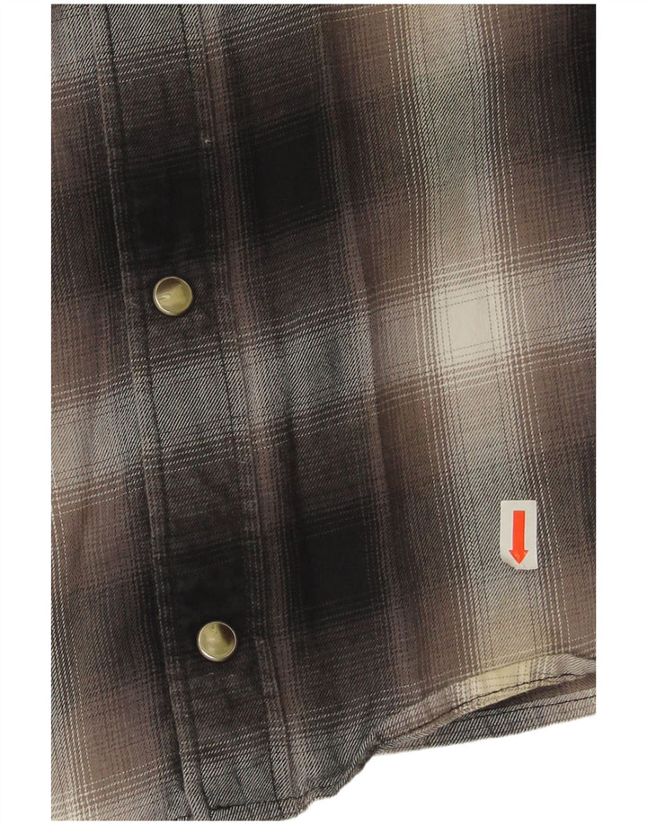 Wrangler Chemise Slim Homme Grand Coton à Carreaux Noir