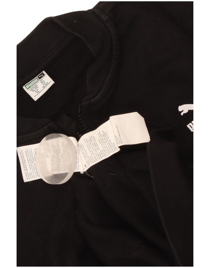 Puma Veste de Survêtement Graphique Garçon 13-14 ans Noir Coton