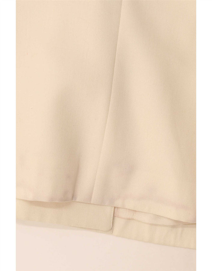 ALLUMETTE AC. Paris Veste Blazer Double Boutonnage Femme UK 12 Beige Moyen