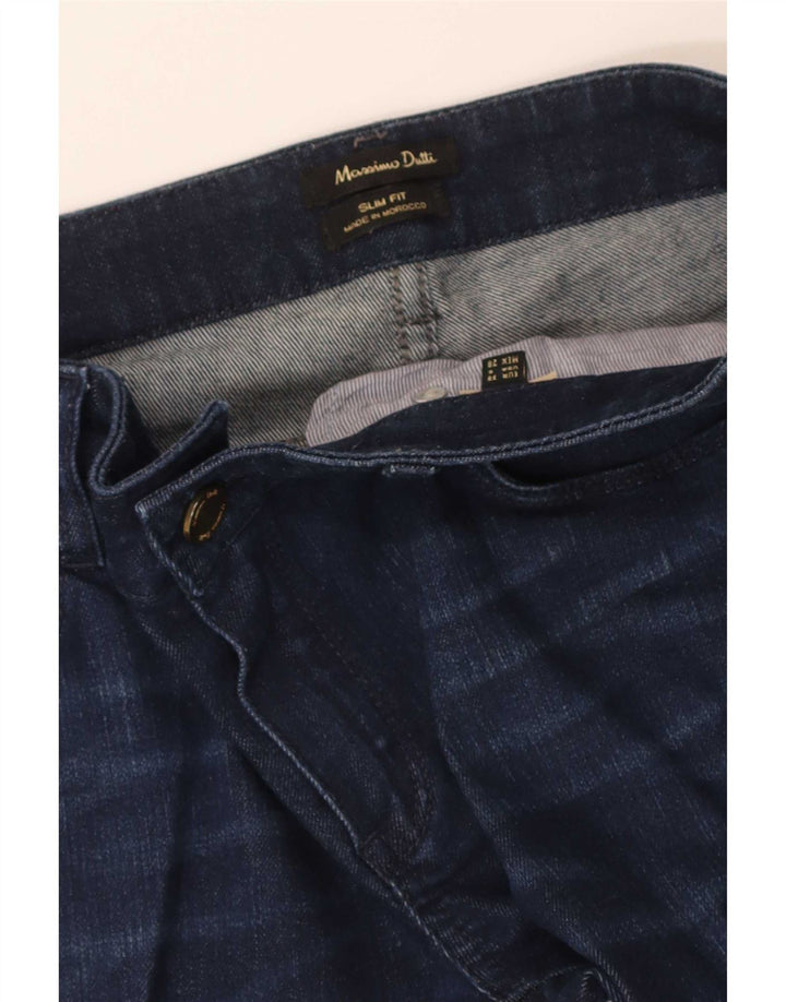 Massimo Dutti Jean slim pour femme EU 38 Small W28 L32 Bleu marine