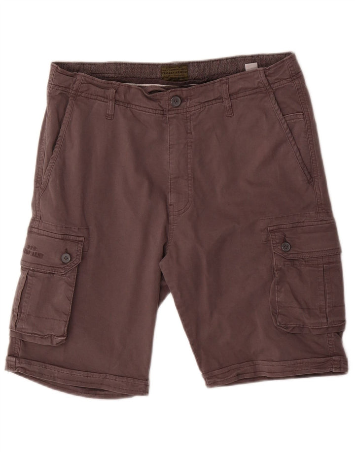 VINTAGE Short Cargo Homme W32 Marron Moyen