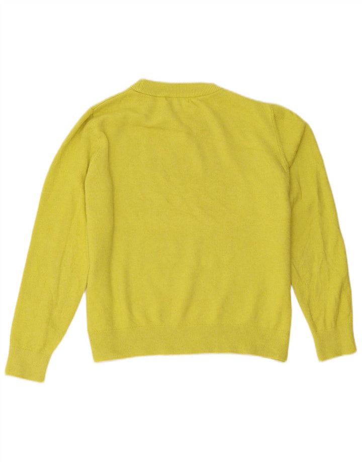 Marks & Spencer Pull à col rond pour femme UK 14 Jaune moyen