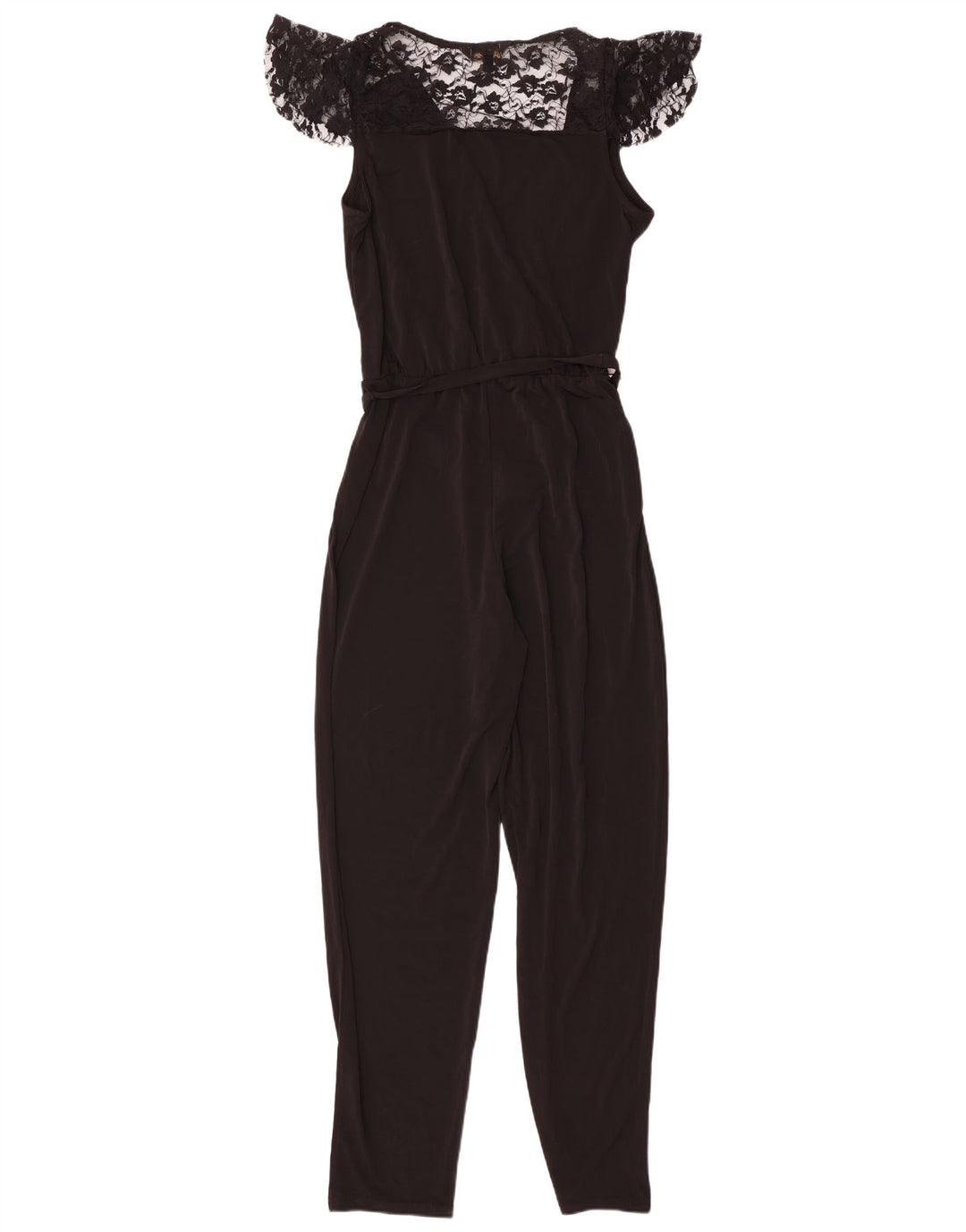 Lipsy Combinaison à manches courtes pour femme UK 10 Small Noir Polyester