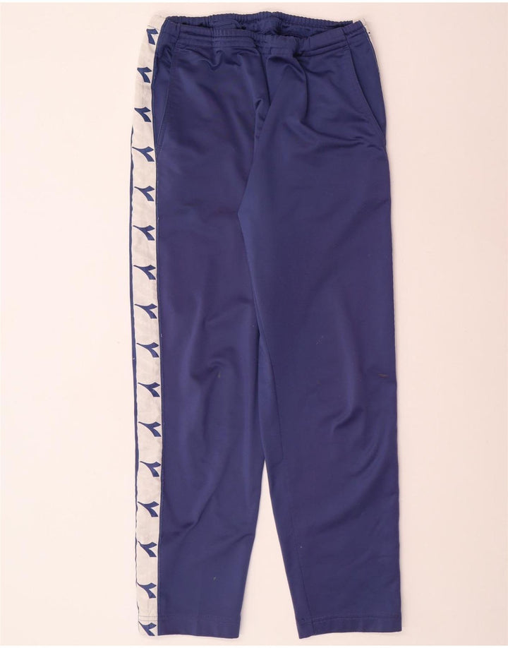 DIADORA Pantalon de Survêtement Graphique Homme Large Bleu Colorblock Polyester