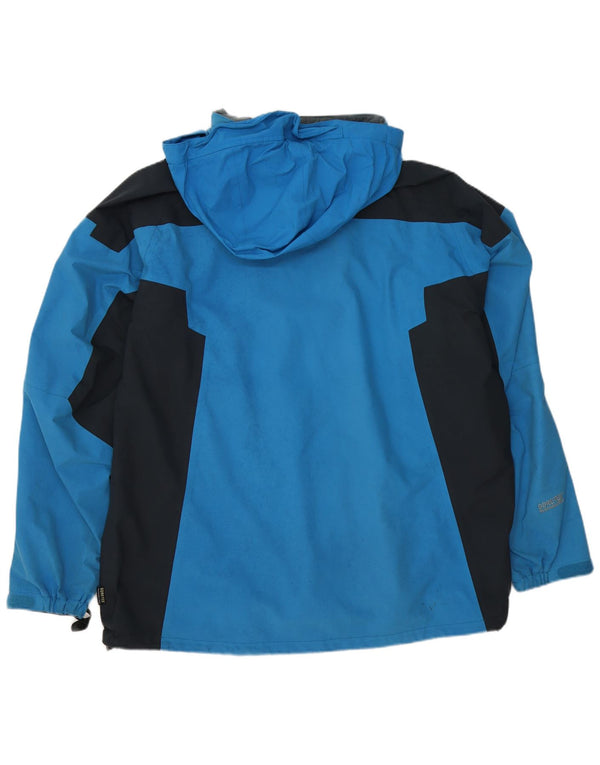 Sprayway Veste de pluie à capuche pour homme UK 44 2XL Bleu Colorblock Polyamide