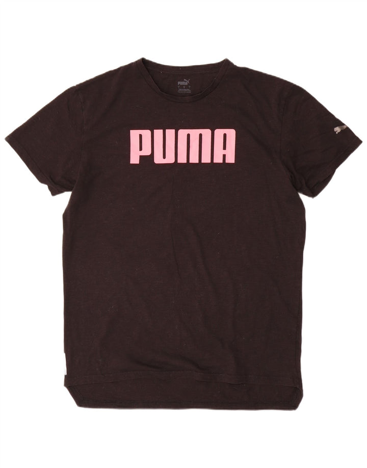 Puma T-shirt graphique pour femme UK 16 Large Noir