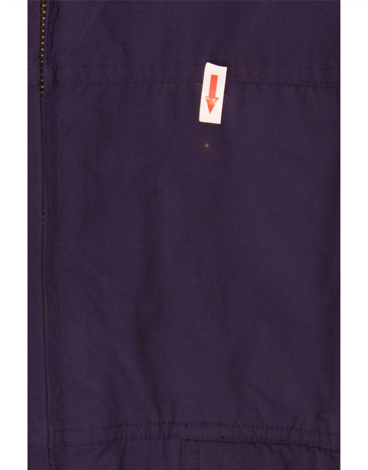 Belfe Manteau rembourré surdimensionné pour femme UK 12 Nylon violet moyen