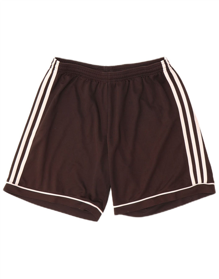 Adidas Short de sport Climalite pour homme, grand, noir, polyester