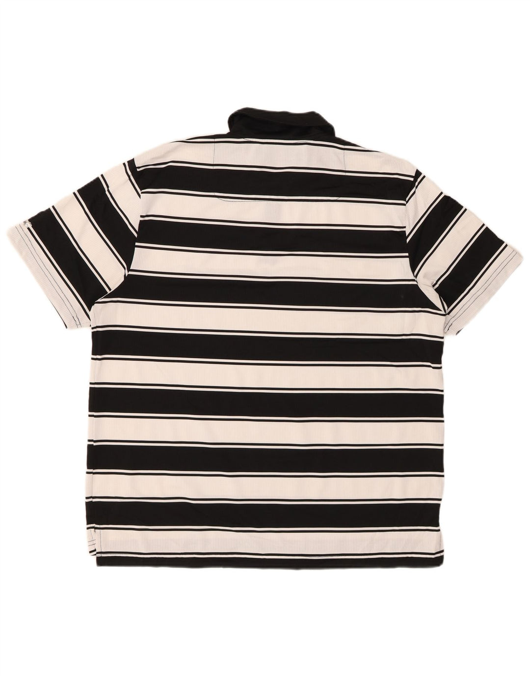 IZOD Polo Rugby Homme Large Noir Rayé Polyester