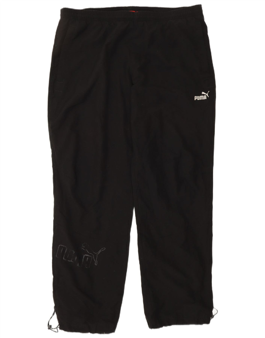 PUMA Pantalon de Survêtement Graphique Homme Large Noir Polyester Sports