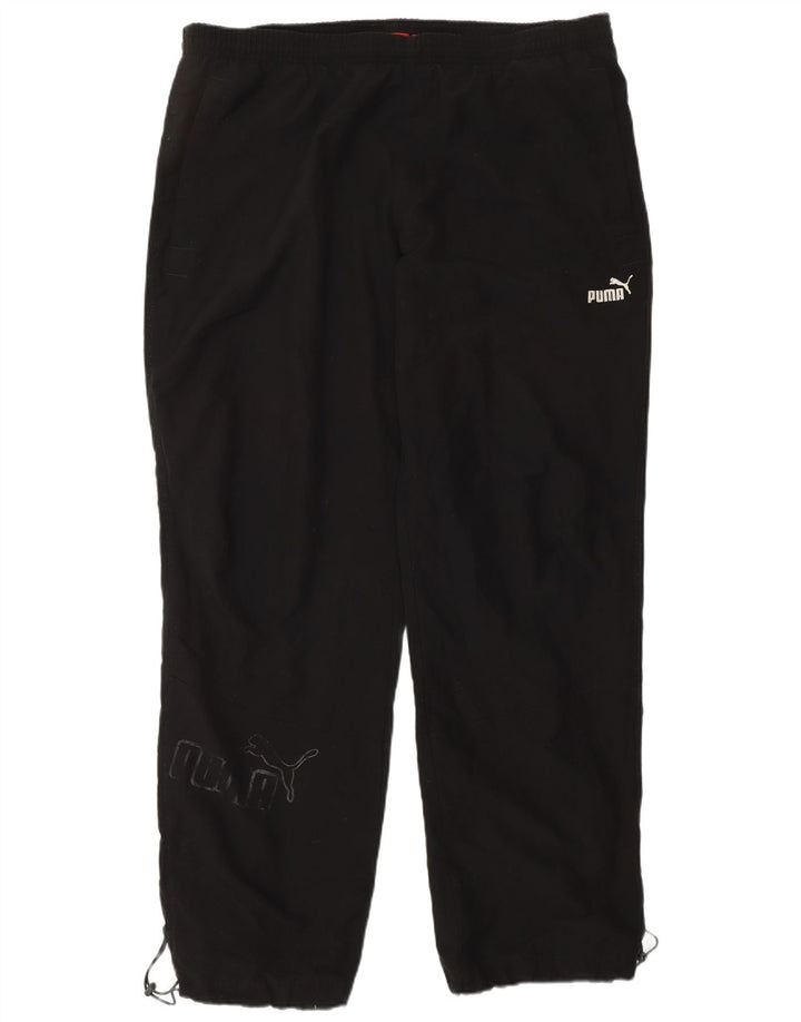 PUMA Pantalon de Survêtement Graphique Homme Large Noir Polyester Sports
