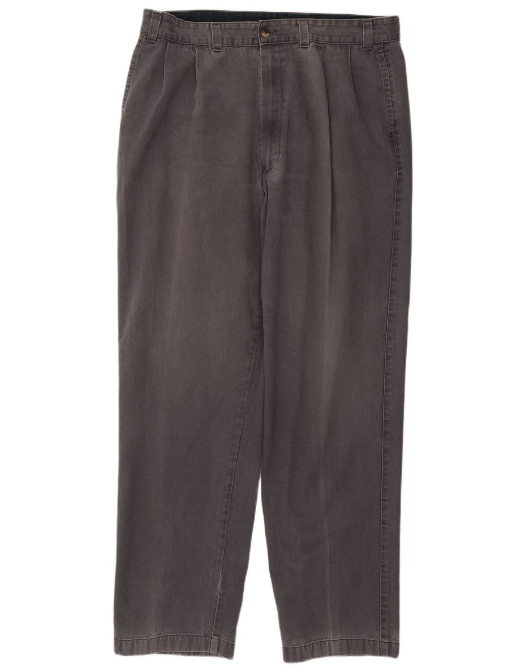 Marks & Spencer Pantalon Chino Pegged Homme W38 L33 Gris Coton
