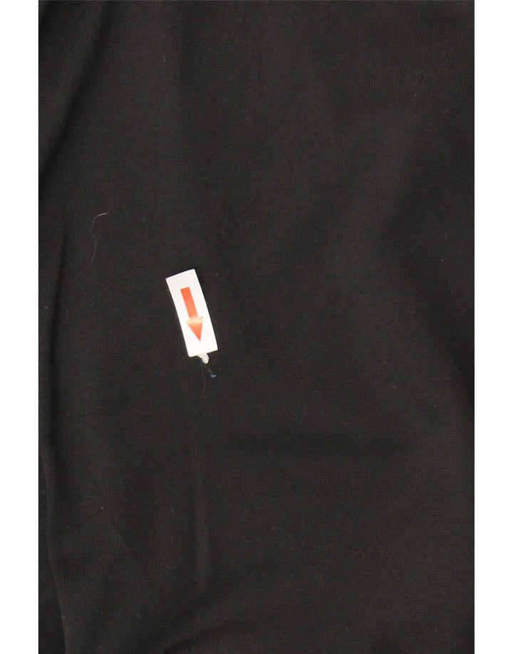 Pantalon de survêtement Nike Dri Fit pour femme UK 14 Large Noir Polyester