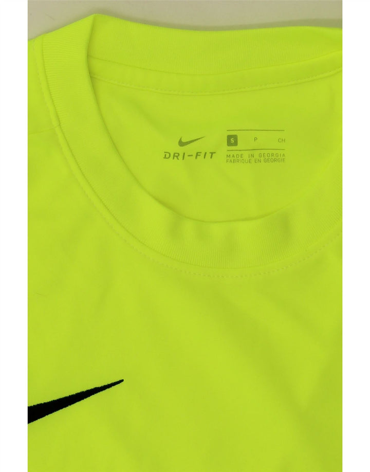 Nike Hommes Dri Fit T-Shirt Haut Petit Vert Polyester