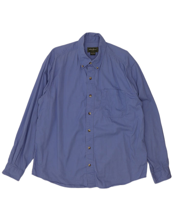 Eddie Bauer Chemise Homme Grand Bleu Coton