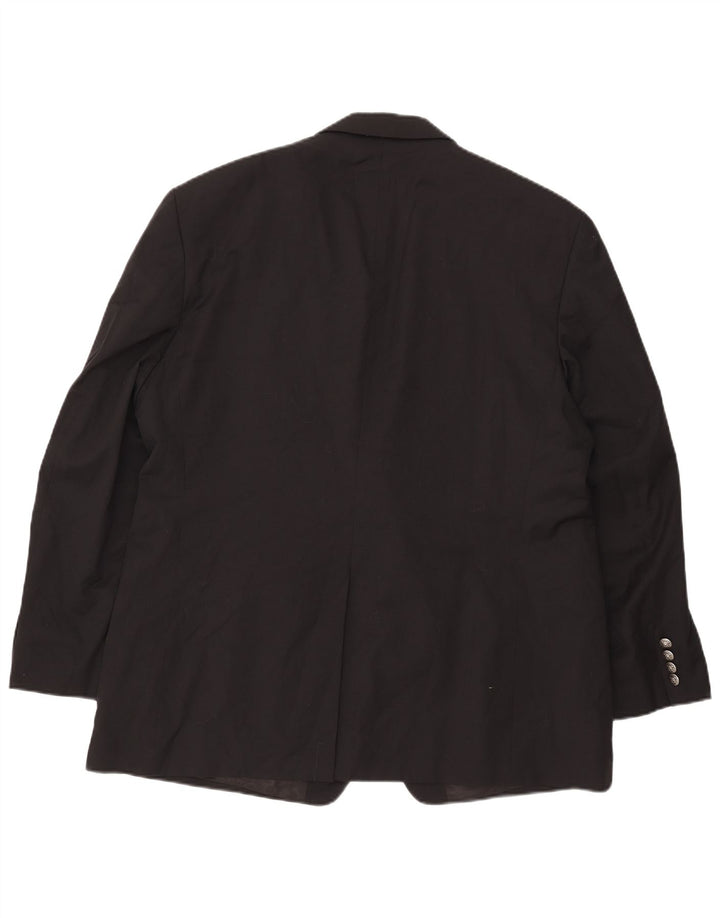 Ralph Lauren Veste blazer à 2 boutons pour homme UK 46 2XL Laine noire