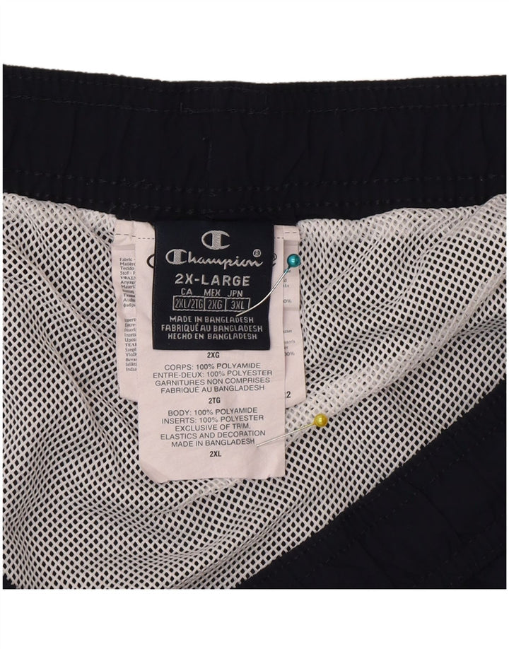 Champion Short de Bain Homme 2XL Bleu Marine Colorblock Polyester