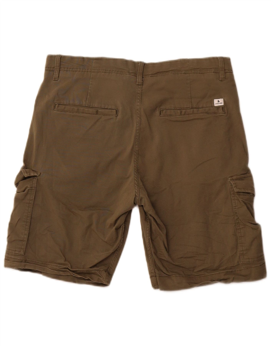 JACK & JONES Short Cargo W32 Homme Kaki Moyen Coton