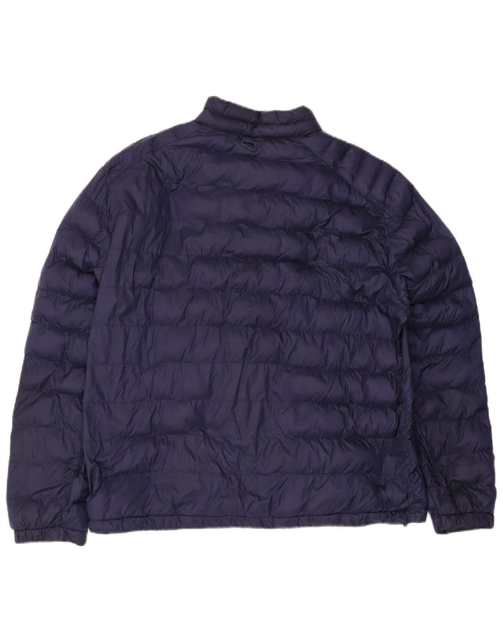 Zara Veste matelassée pour homme UK 44 2XL Bleu marine Polyester