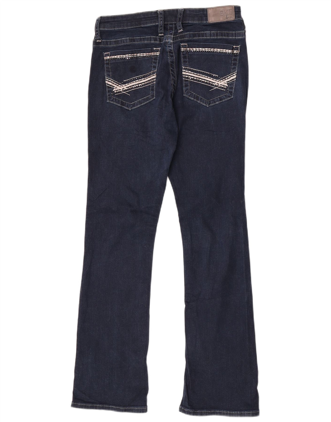 BKE Femme Payton Jean Bootcut Coupe Régulière W28 L31 Bleu Marine Coton