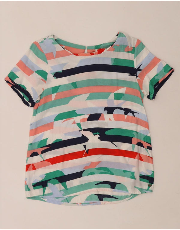 WHITE STUFF Chemisier graphique pour femme UK 42, rayures multicolores moyennes