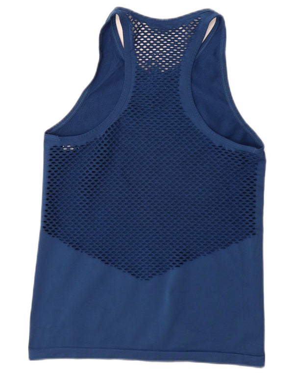 REEBOK Débardeur graphique Les Mills pour femme UK 8 Small Bleu marine