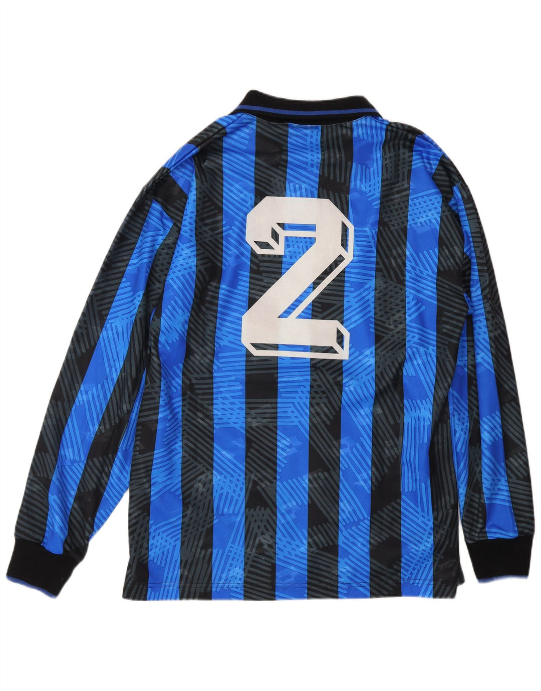 LOTTO Atalanta 1991-1993 Maillot Domicile Homme Bleu Moyen Rayé Sports