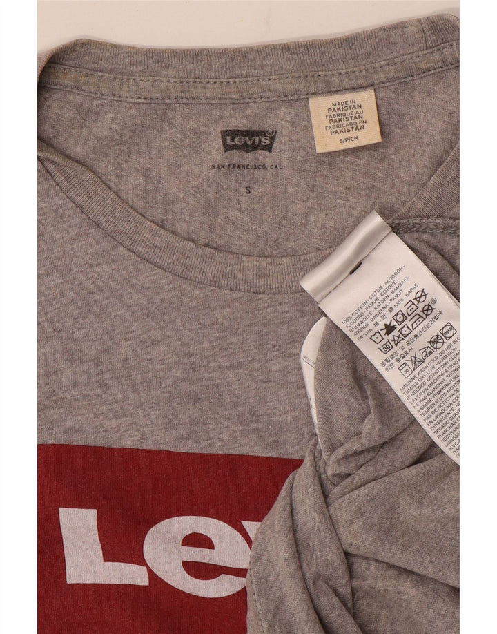 Levi's T-Shirt Graphique Homme Petit Gris Coton