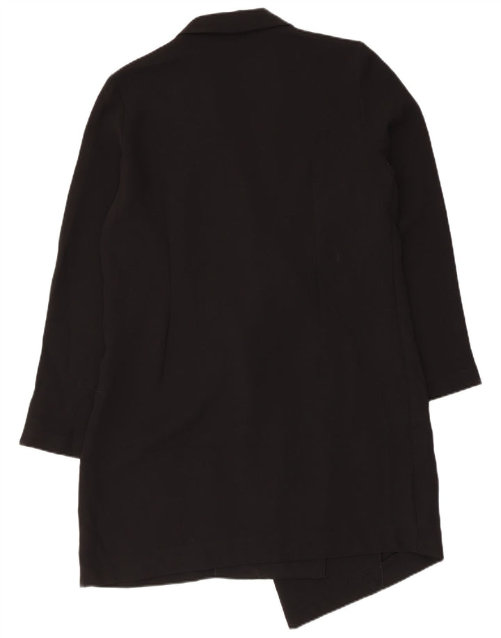 Topshop Manteau Femme UK 42 Moyen Noir Polyester
