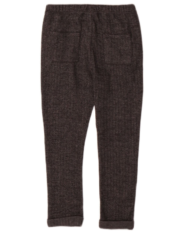 Pantalon Chino Slim Fille ZARA 7-8 ans W22 L18 Gris Chevrons