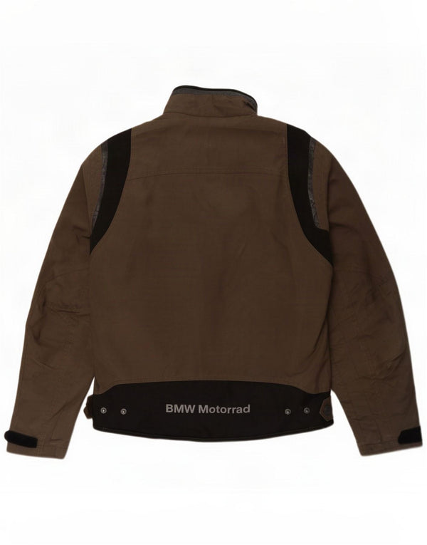 BMW Motorrad Mens Graphic Racer Jacket UK 40 Large Brown Colourblock