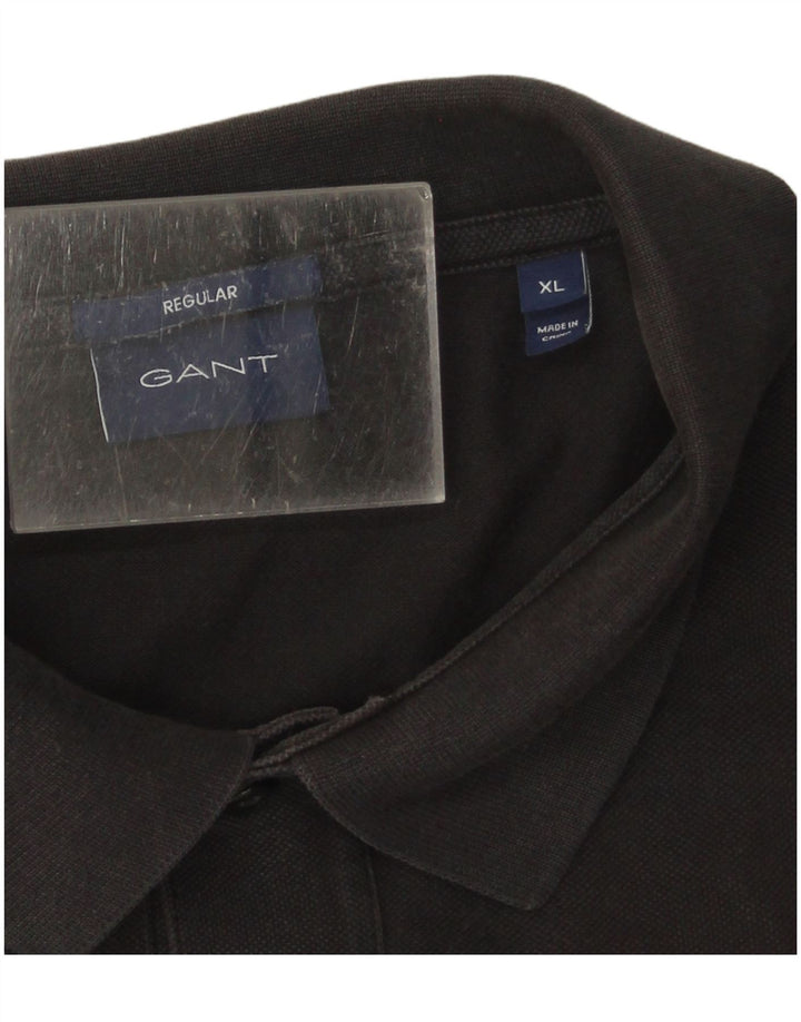 Gant Polo Regular Homme XL Gris Coton