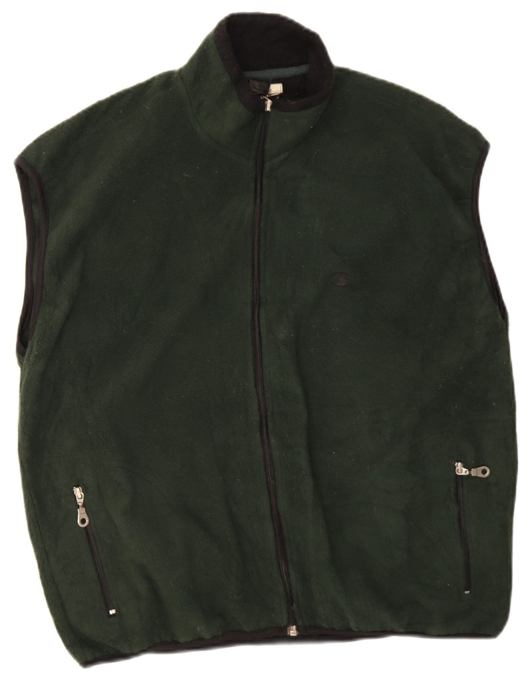 Champion Gilet polaire pour homme UK 38 Kaki moyen