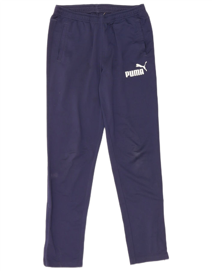 PUMA Pantalon de survêtement graphique garçon 13-14 ans bleu marine