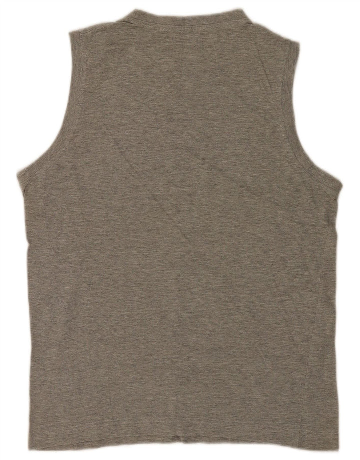 Kappa Débardeur Homme Gris Moyen Moucheté Coton