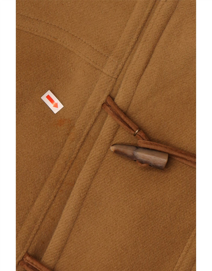 VINTAGE Duffle Coat à capuche pour homme IT 52 XL Laine Beige