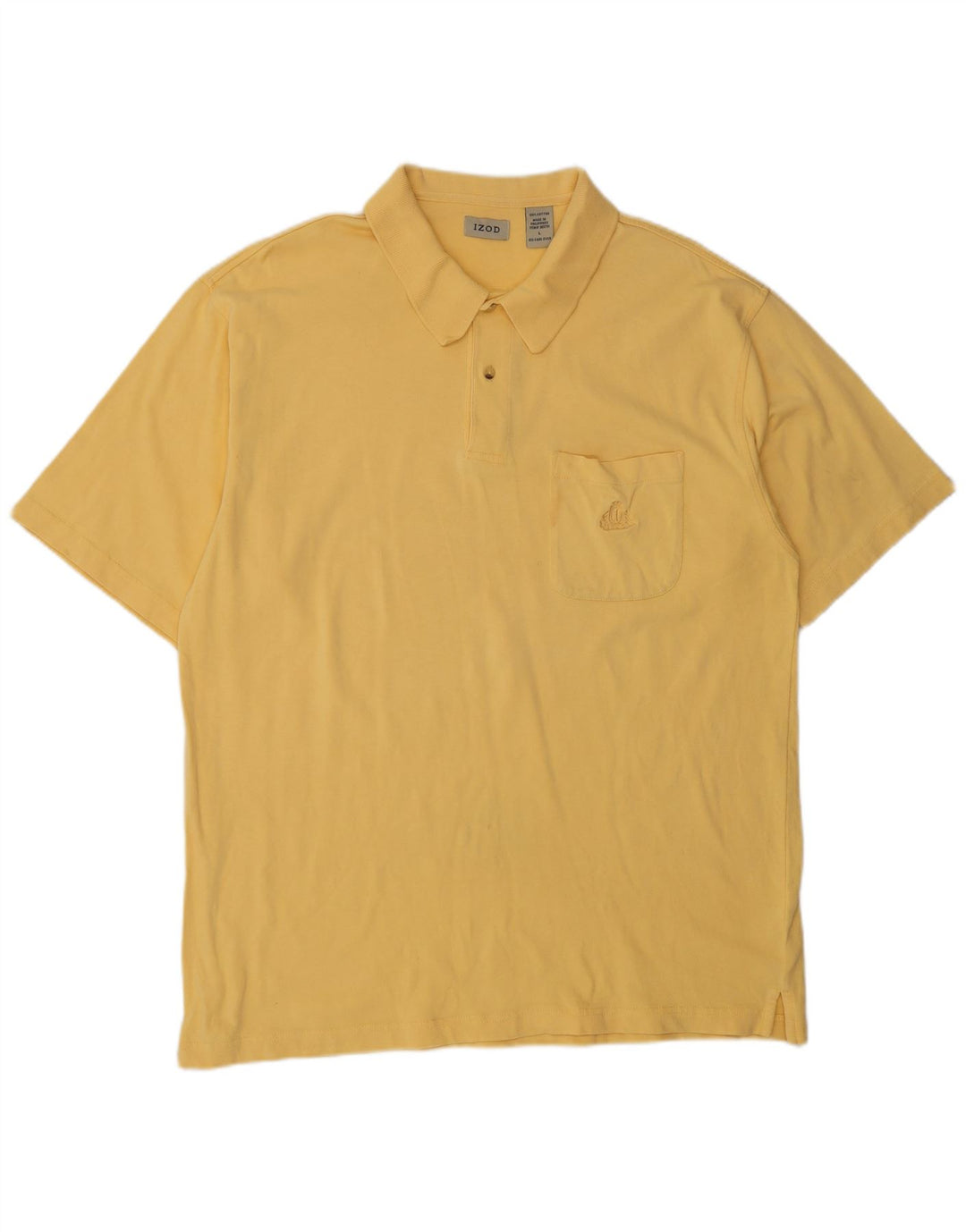 Izod Polo Homme Grand Jaune Coton