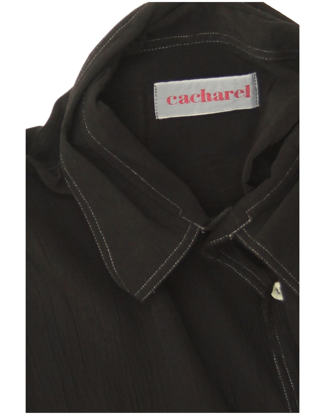 Cacharel Chemise à manches courtes pour homme XL Noir