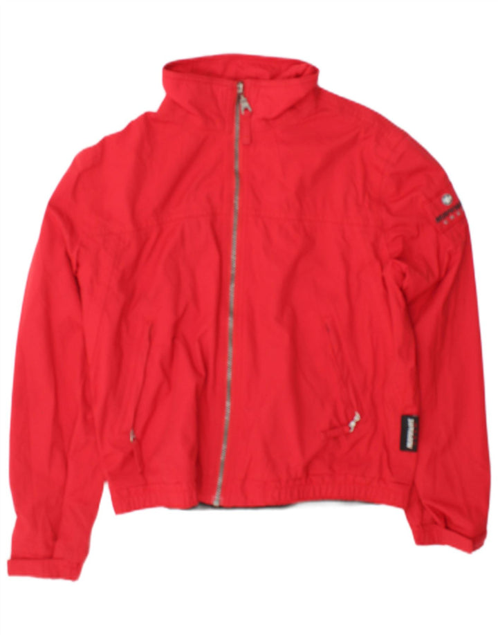Murphy & Nye Veste de pluie pour femme UK 14 Medium Rouge Polyamide