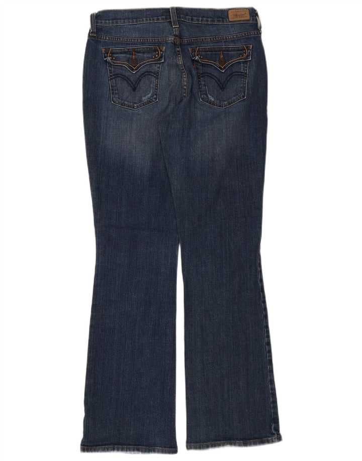 LEVI'S Jean bootcut 515 pour femme US 10 Large W32 L31 Bleu Coton
