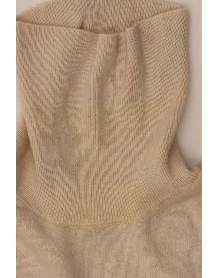 Zara Pull Col Roulé Homme Beige Moyen