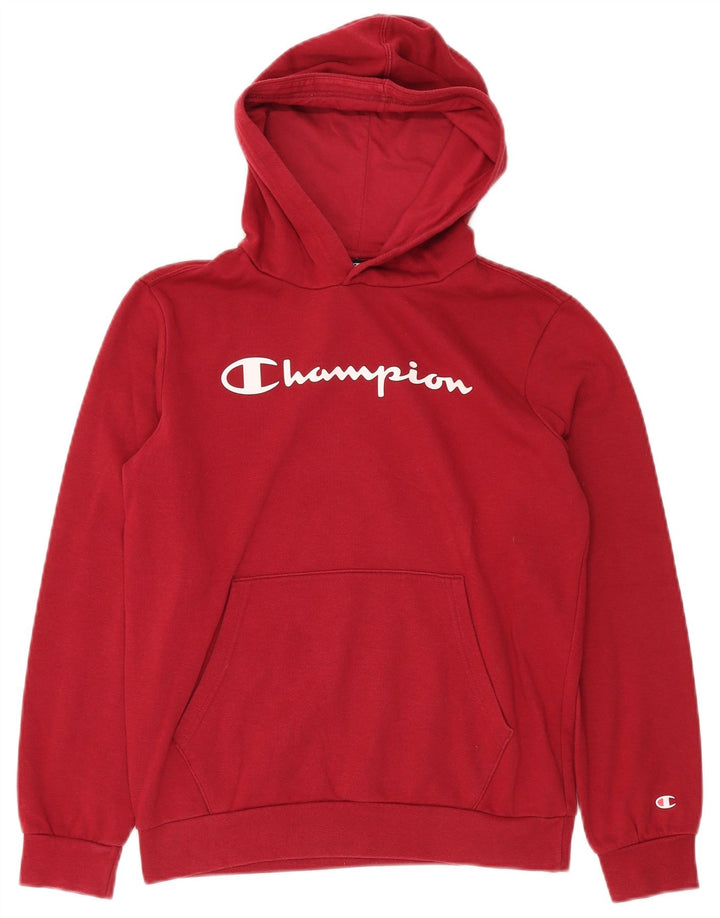 CHAMPION Pull à capuche graphique pour garçon 13-14 ans XL Rouge